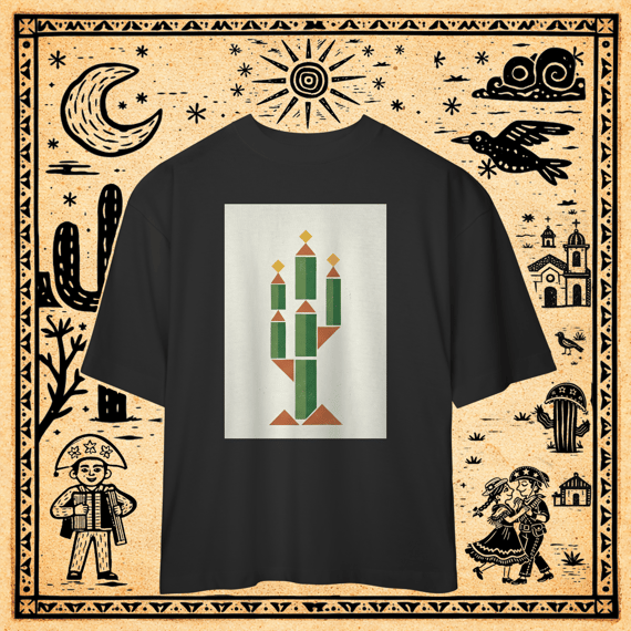Oversized - Camiseta Mandacaru Construtivista