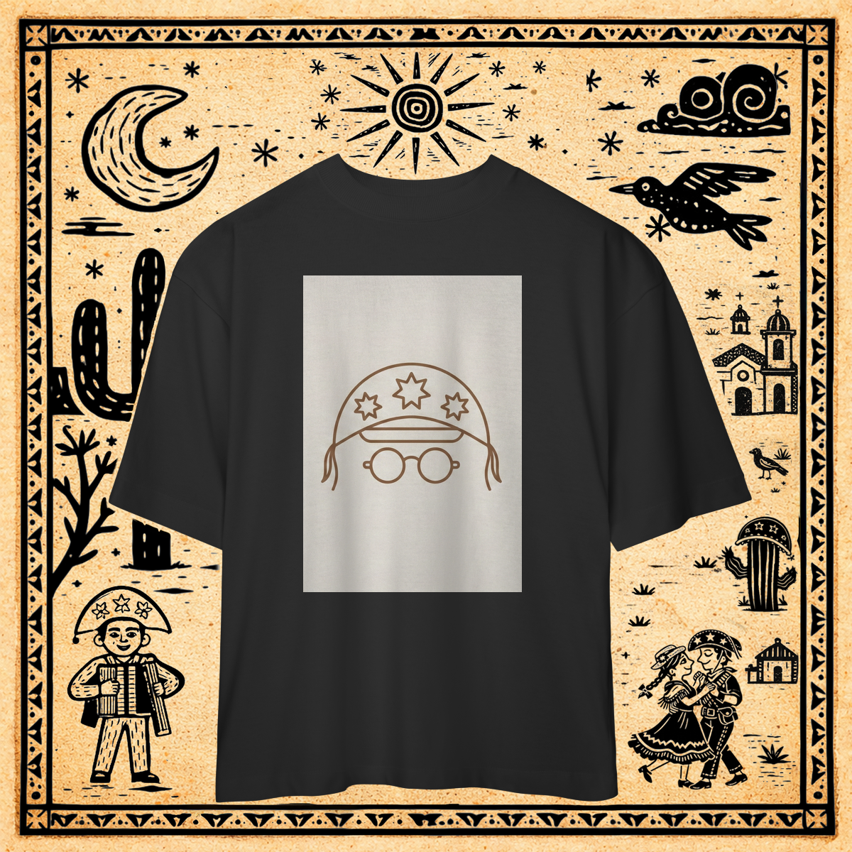Nome do produto: Oversized - Camiseta Ícone da Resistência