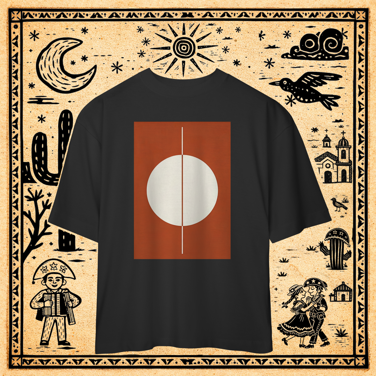 Oversized - Camiseta Meio-Dia
