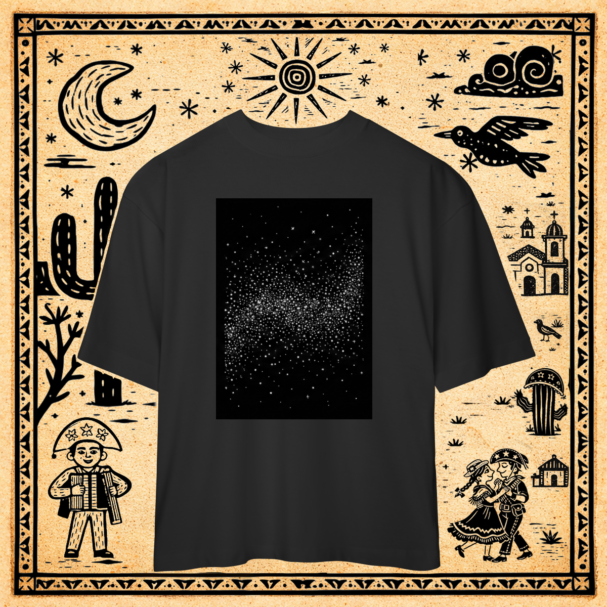 Oversized - Camiseta Via Láctea do Sertão