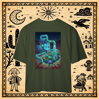 Nome do produto Oversized - Camiseta Sistema Hídrico Neon