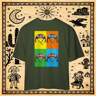 Nome do produto Oversized - Camiseta Cangaço Pop Grid