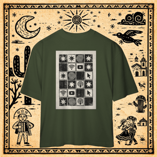 Nome do produto Oversized - Camiseta Xilo-Tech Grid