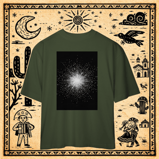 Nome do produto Oversized - Camiseta Céu Estrelado Digital