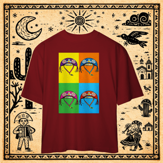 Nome do produto Oversized - Camiseta Cangaço Pop Grid