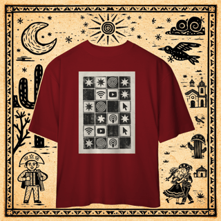 Nome do produto Oversized - Camiseta Xilo-Tech Grid