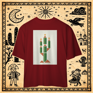 Nome do produto Oversized - Camiseta Mandacaru Construtivista