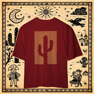 Nome do produto Oversized - Camiseta Mandacaru Negative Space