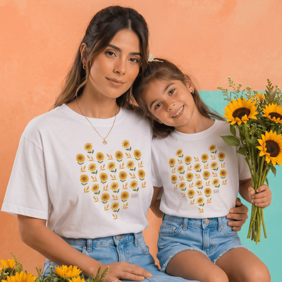  Kit T-Shirt Júlia Mãe & Filha 