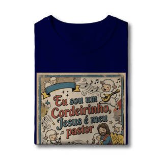 Nome do produto Camiseta Clássica Infantil Eu sou um Cordeirinho