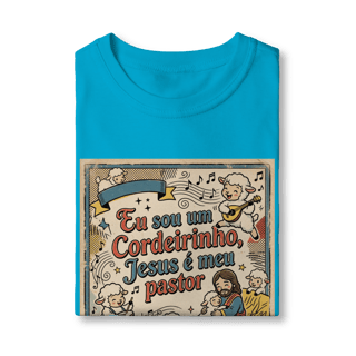 Nome do produto Camiseta Clássica Infantil Eu sou um Cordeirinho