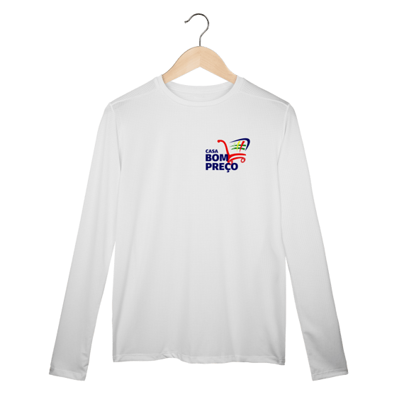 Camiseta manga longa Casa Bom Preço