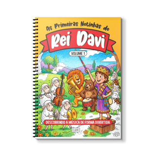 Nome do produto Livro Musical Infantil - As primeiras notinhas do Rei Davi