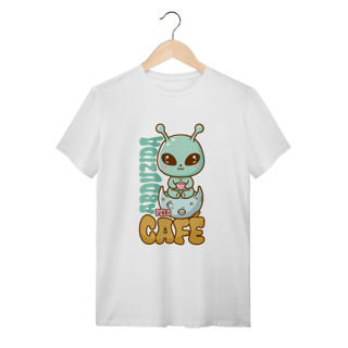 Nome do produto T-Shirt Abduzida pelo café