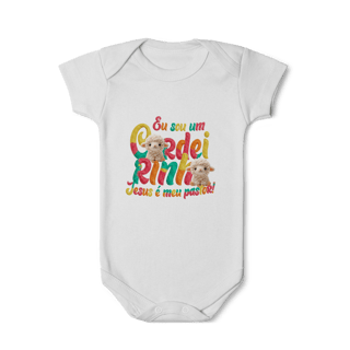 Nome do produto Body Eu sou um Cordeirinho