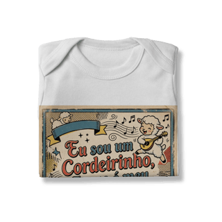 Nome do produto Body Infantil Eu sou um Cordeirinho