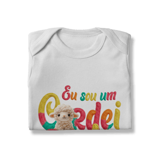 Nome do produto Body Eu sou um Cordeirinho