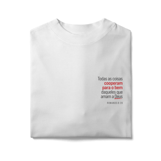Nome do produto Camiseta Oversized Romanos 8:28