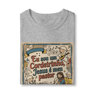 Nome do produto Camiseta Clássica Infantil Eu sou um Cordeirinho