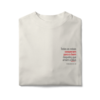 Nome do produto Camiseta Oversized Romanos 8:28