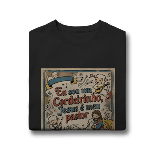 Nome do produto Camiseta Infantil Eu sou um Cordeirinho