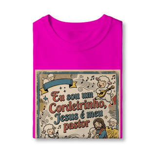 Nome do produto Camiseta Clássica Infantil Eu sou um Cordeirinho