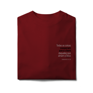 Nome do produto Camiseta Oversized Romanos 8:28