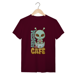 Nome do produto T-Shirt Abduzida pelo café