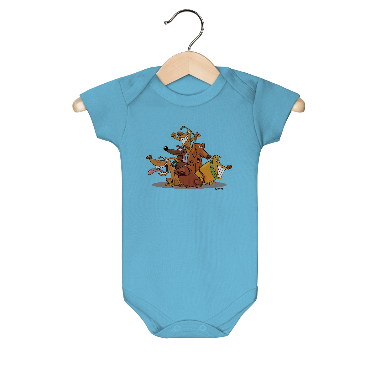 Nome do produto: Body Bebê Vira-Lata Cachorrada