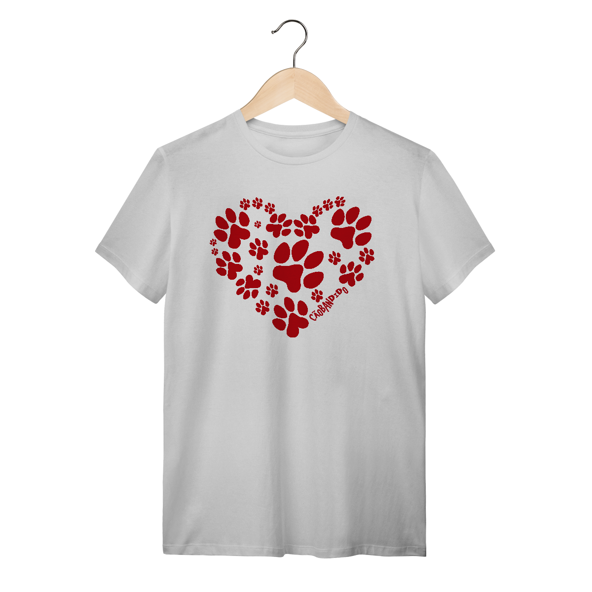 Nome do produto: Camiseta Coração - I Love My Dog