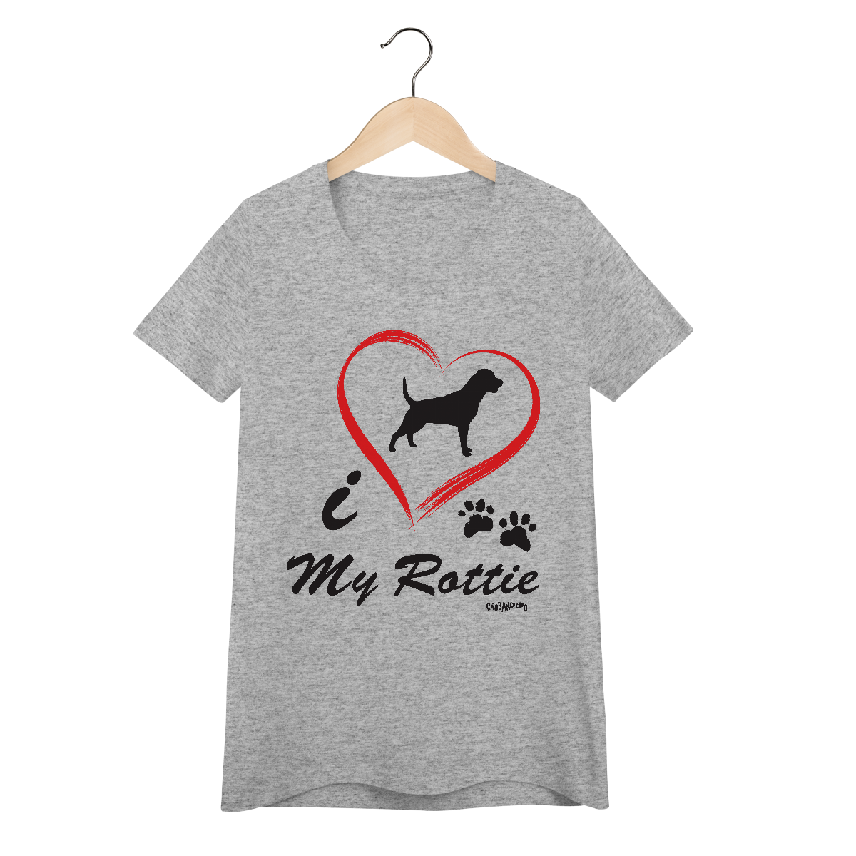Nome do produto: Baby Look Rottweiler - I Love My Rottie