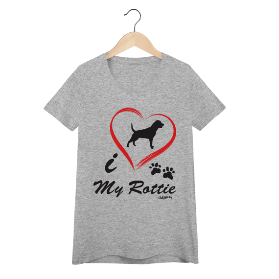 Baby Look Rottweiler - I Love My Rottie