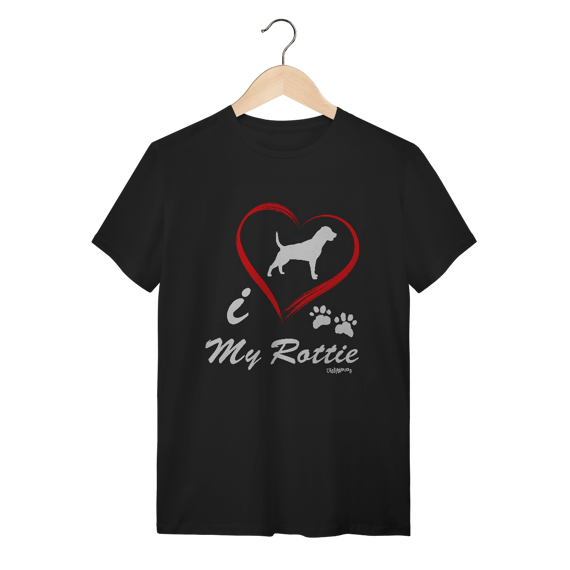 Camiseta Rottweiler - I Love My Rottie
