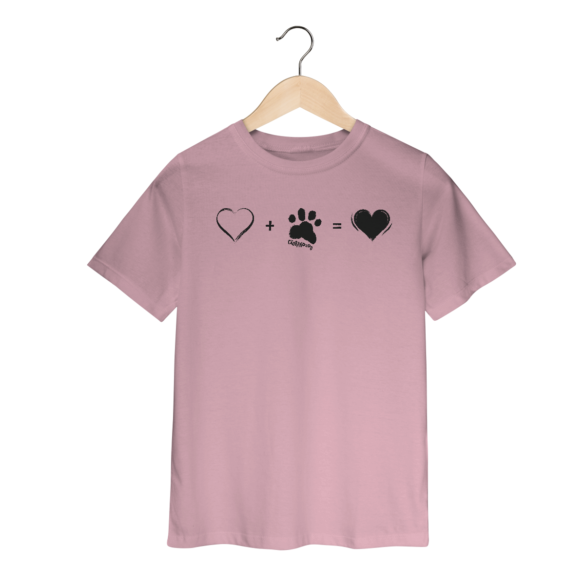 Nome do produto: Camiseta Infantil Amor Completo
