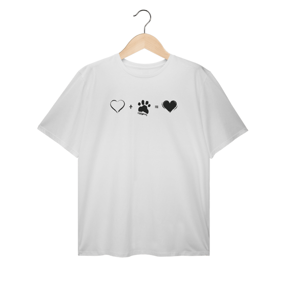 Camiseta Plus Size Amor Completo