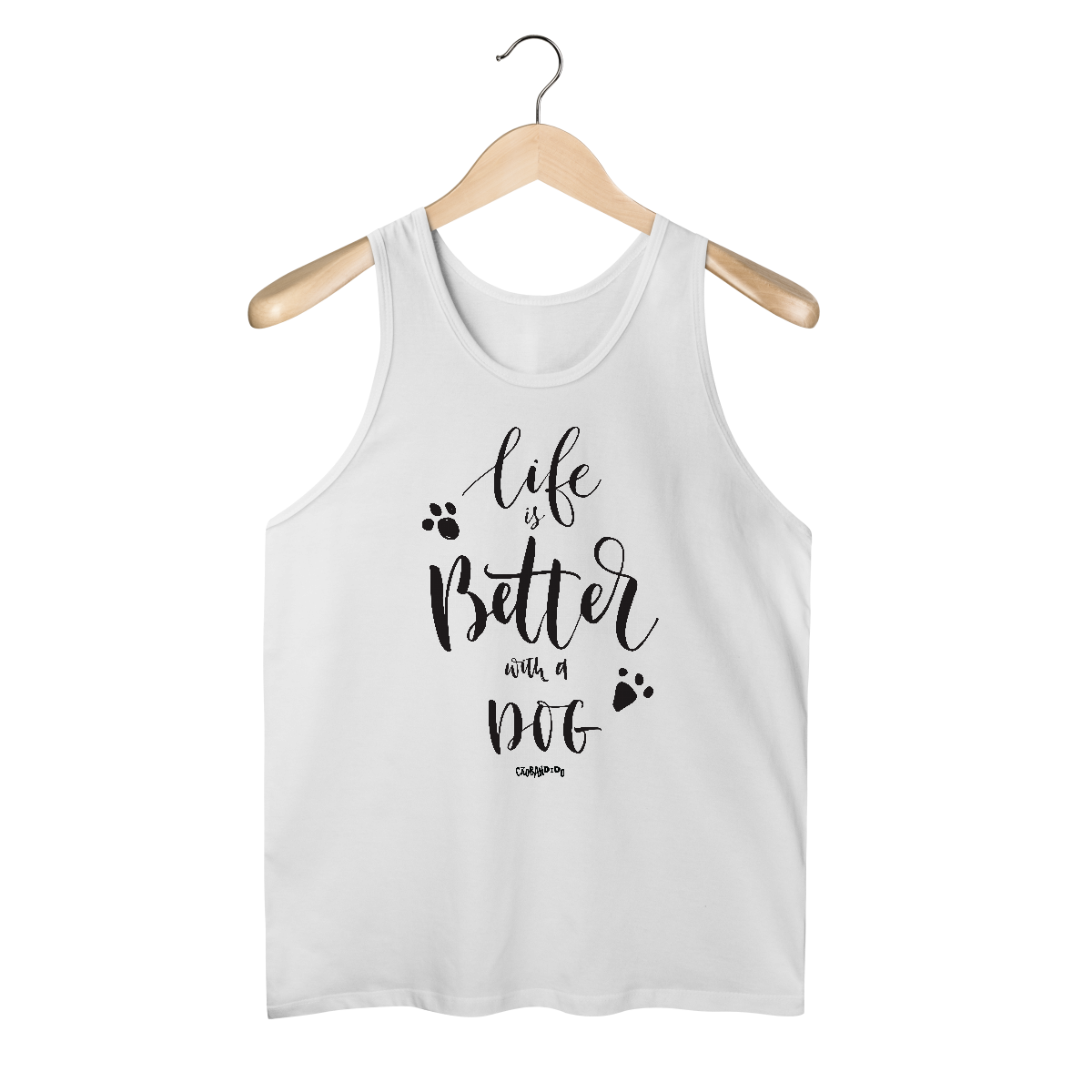 Nome do produto: Regata Life is Better With a Dog