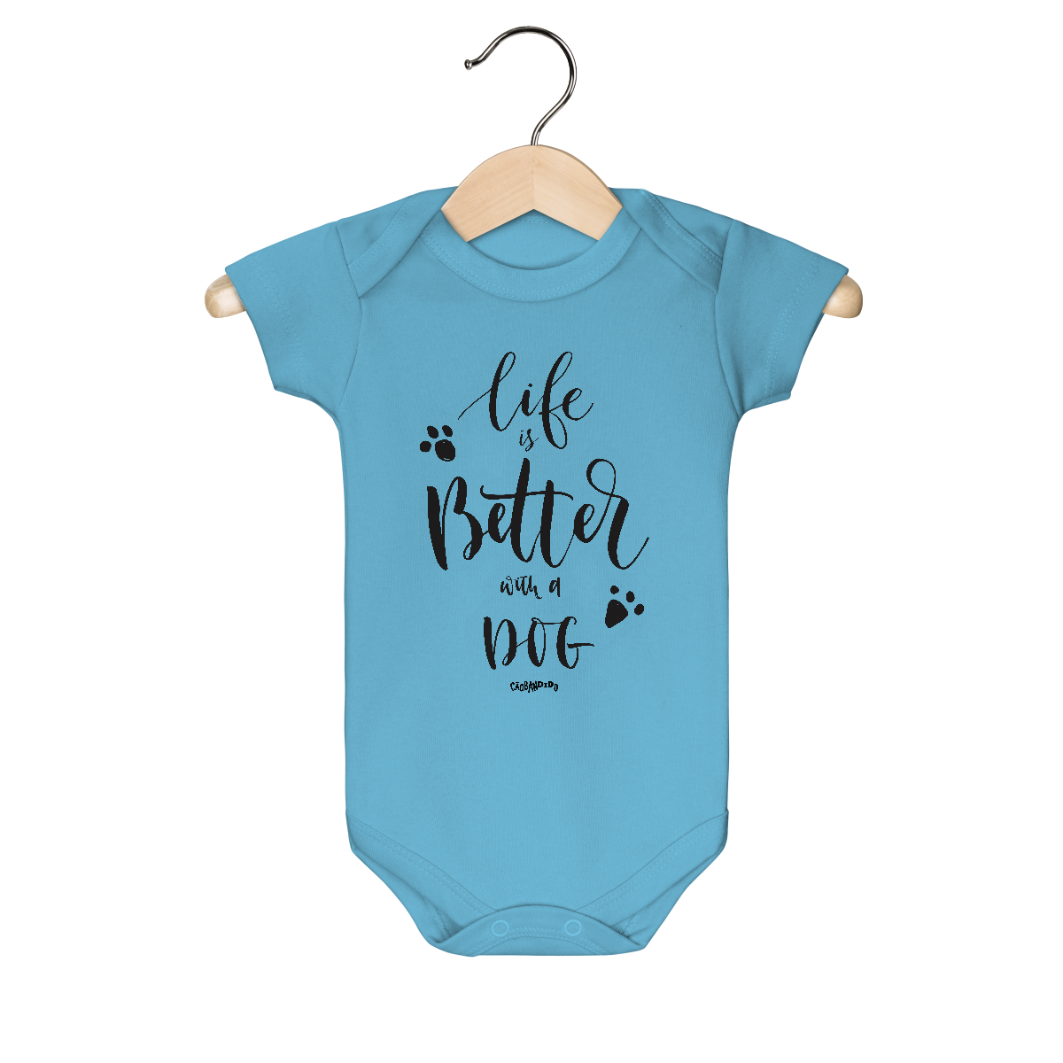 Nome do produto: Body Bebê Life is Better With a Dog