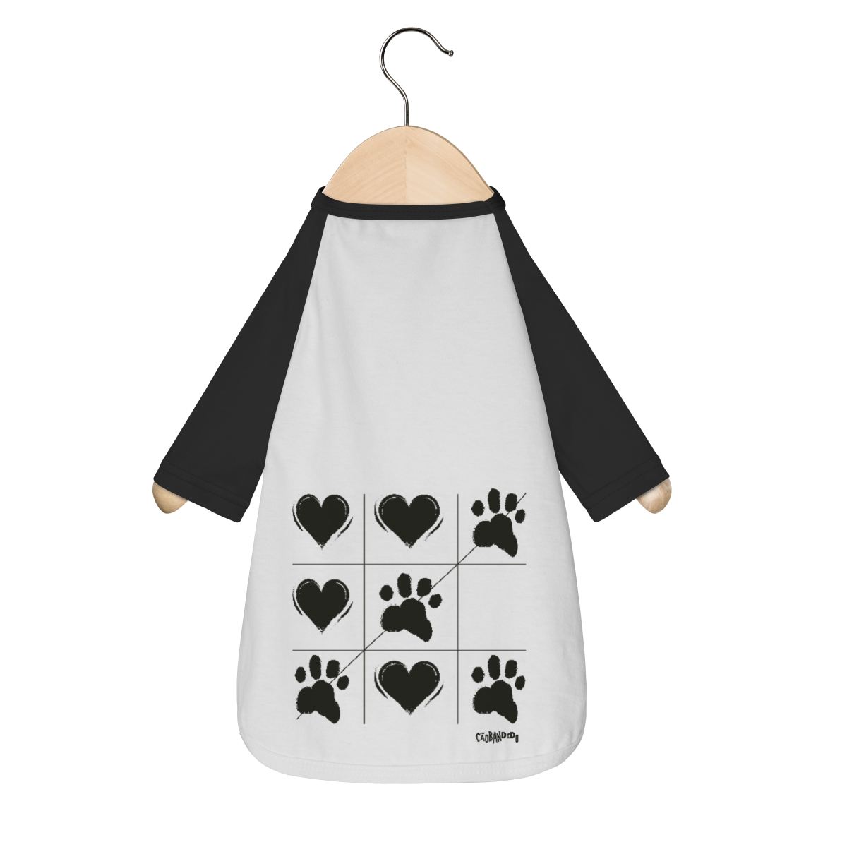 Nome do produto: Camiseta para Cachorro - Jogo da Velha