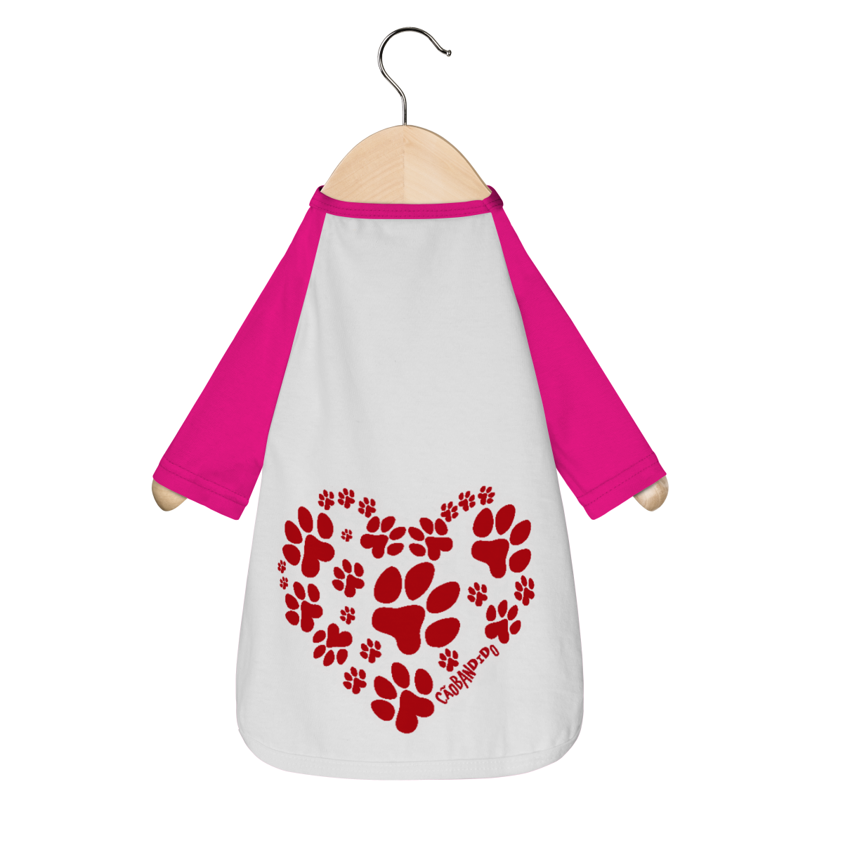 Nome do produto: Camiseta para Cachorro - I Love My Dog