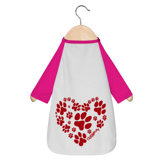 Camiseta para Cachorro - I Love My Dog