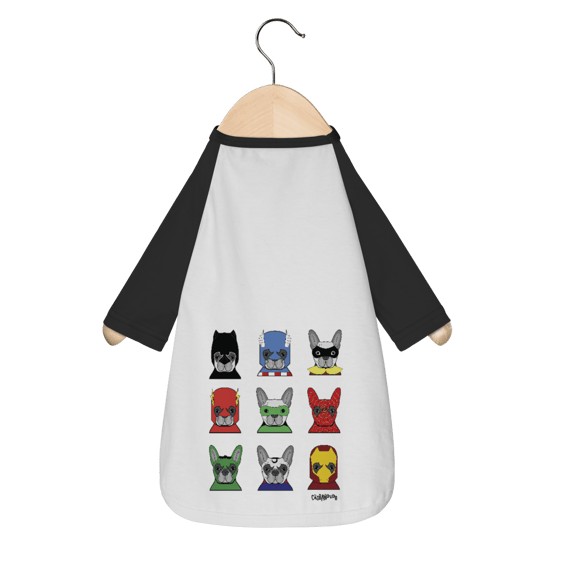 Camiseta para Cachorro - Super-Heróis