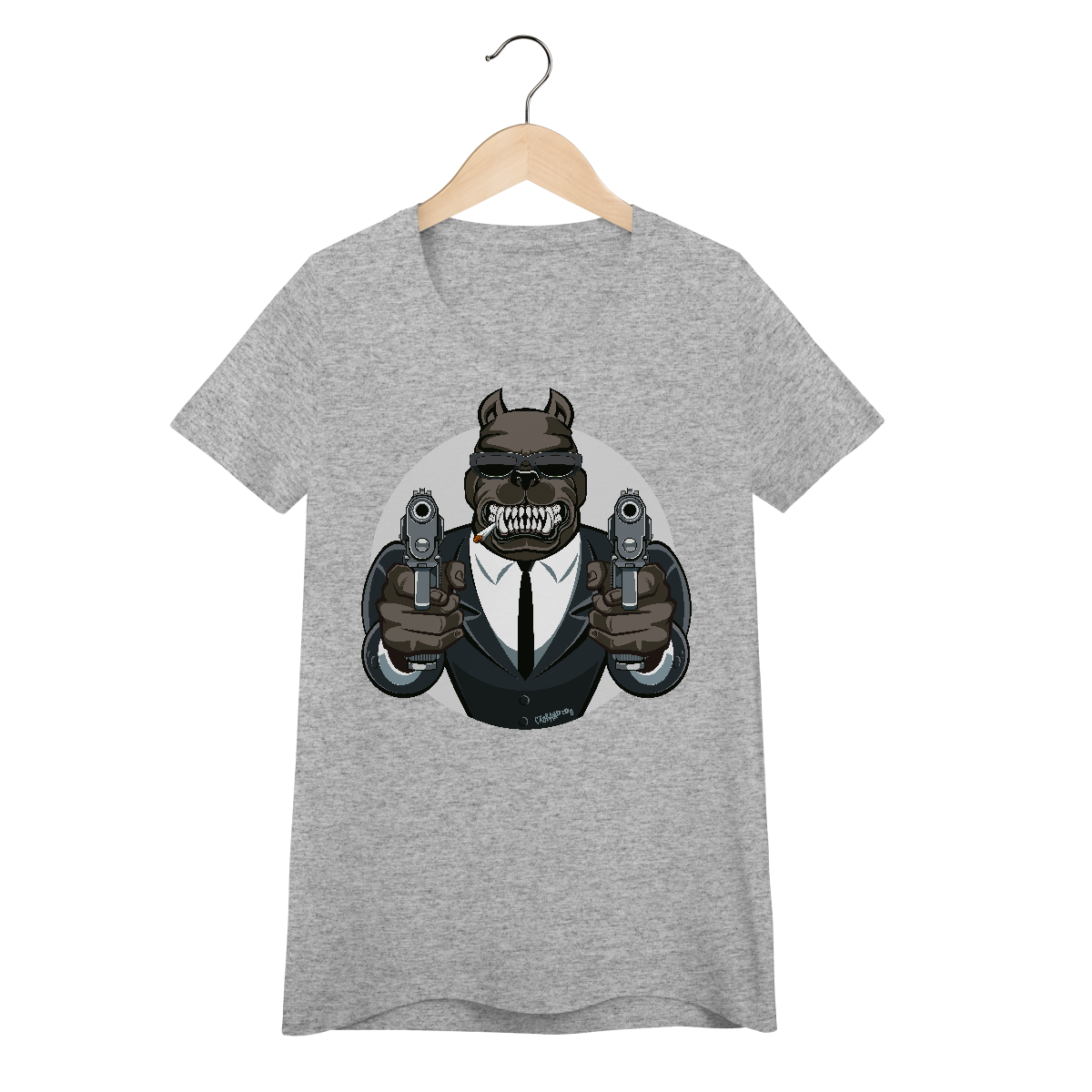 Nome do produto: Baby Look Pitbull Mafioso