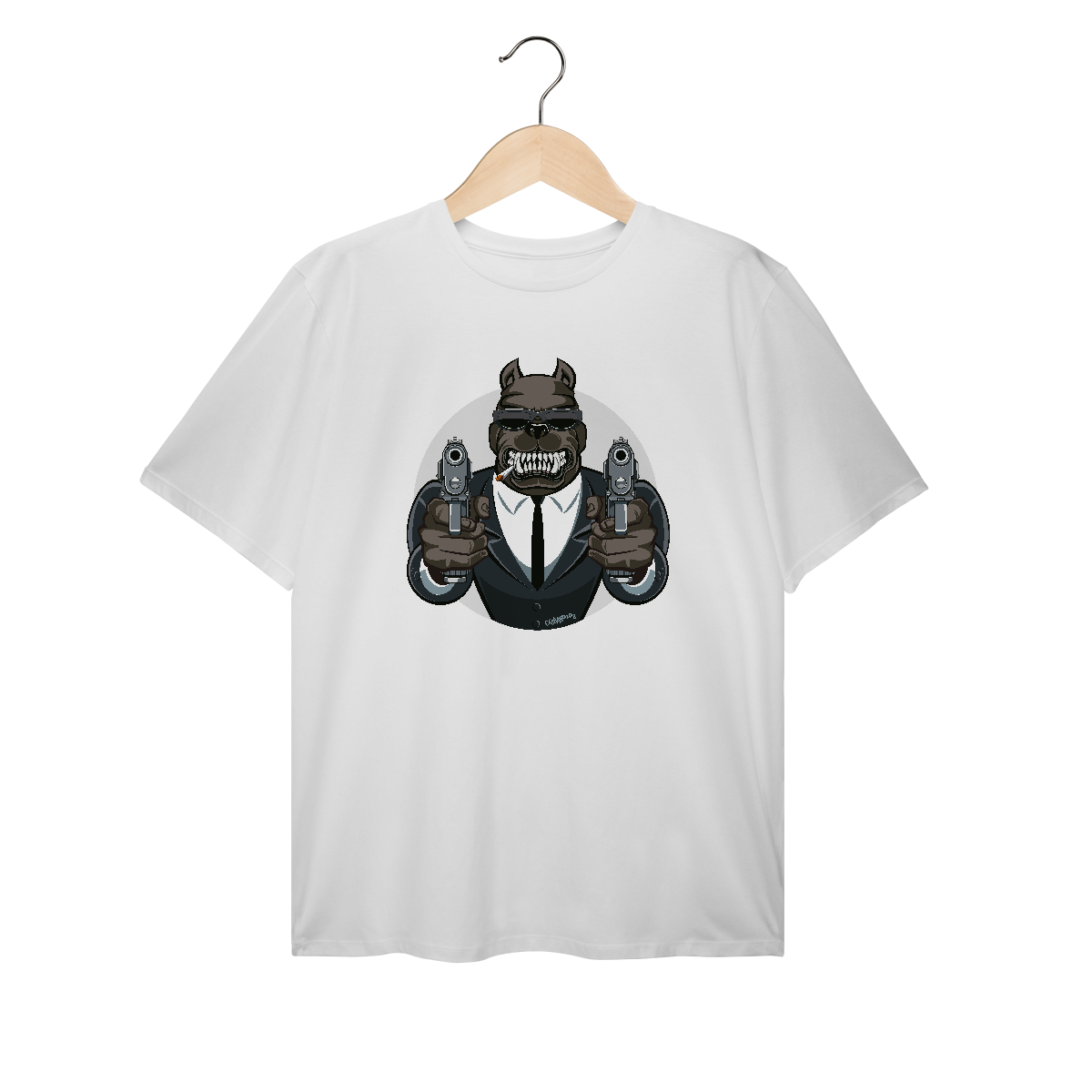 Nome do produto: Camisera Plus Size Pitbull Mafioso