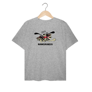Nome do produto Camiseta Cachorro Status Namorando
