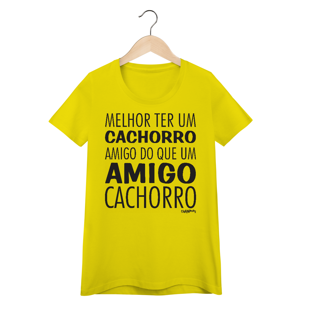 Nome do produto: Baby Look Cachorro Amigo ou Amigo Cachorro