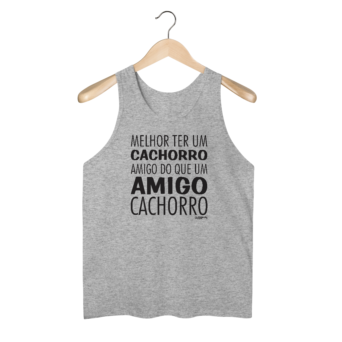 Nome do produto: Regata Cachorro Amigo ou Amigo Cachorro