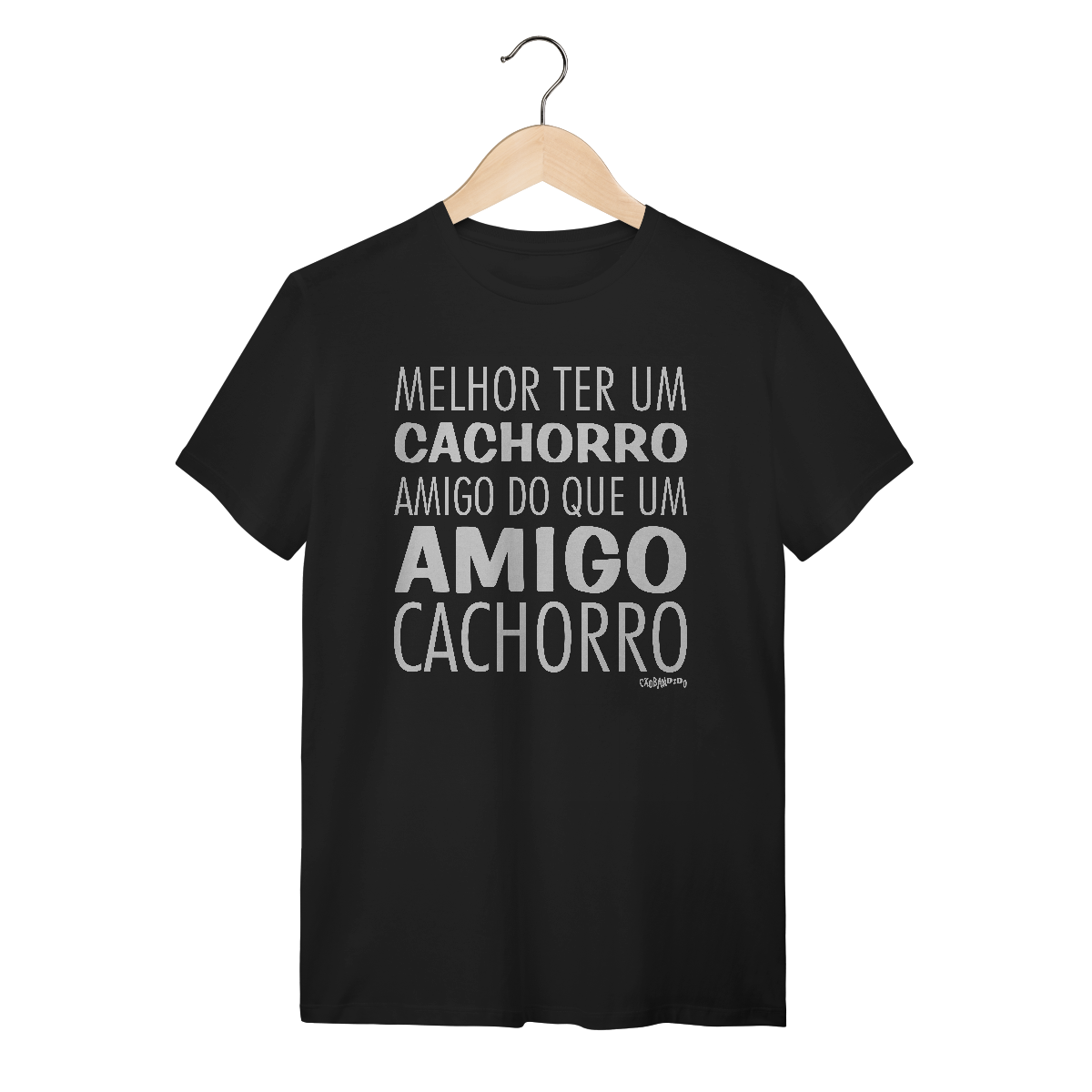 Nome do produto: Camiseta Cachorro Amigo ou Amigo Cachorro
