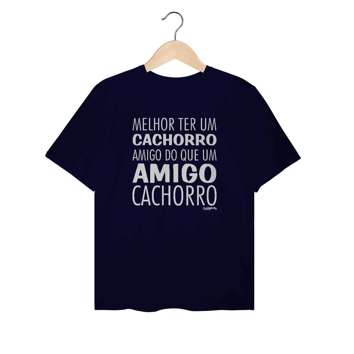 Nome do produto: Camiseta Plus Size Cachorro Amigo ou Amigo Cachorro