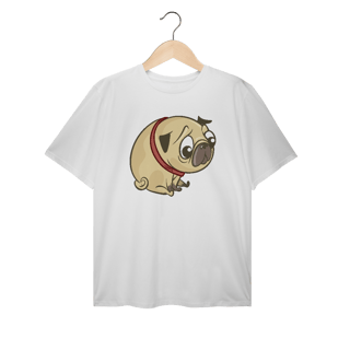 Nome do produto Camiseta Plus Size Pug Carente