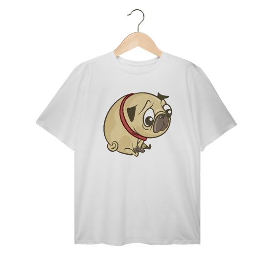 Camiseta Plus Size Pug Carente